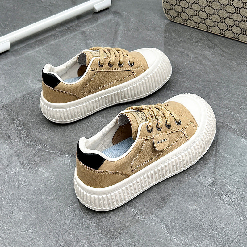 Wholesale Autumn PU Thick-soled Women's Shoes